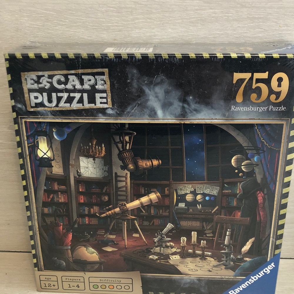 Ravensburger Escape Puzzle Space Observatory 759 Jigsaw Puzzle Game NEW Pls Read